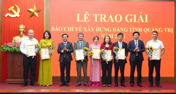 Phóng viên Báo Thanh tra đoạt giải tại Giải Báo chí về xây dựng Đảng tỉnh Quảng Trị năm 2025